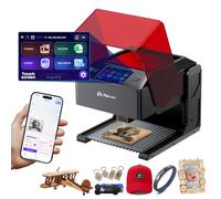 AlgoLaser Laser Engraver Machine: Portable & Smart with 3.5" Touch Screen & AlgoOS System - Hand Drawing/Wireless/SD Card/Offline Engraving - Laser Power 3000mW/Class 1 for Wood, Acrylic, Leather