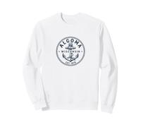 Algoma Wisconsin Vintage Nautical Anchor Design Sweatshirt