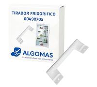 ALGOMAS Fridge Handle Compatible with Bosch, Balay and Siemens 00490705 - Durable White Plastic - Easy Installation - Exact Replacement for Select Models - Replaces Original Handle