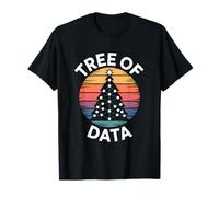 Algorithm Christmas Tree Art for Data Lovers T-Shirt
