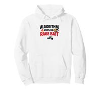 Algorithm Runs on Rage Bait Funny Social Media Truth Pullover Hoodie