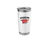 Algorithm Runs on Rage Bait Funny Social Media Truth Stainless Steel Insulated Tumbler