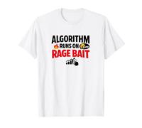 Algorithm Runs on Rage Bait Funny Social Media Truth T-Shirt