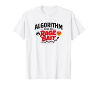 Algorithm Runs on Rage Bait Funny Social Media Truth T-Shirt