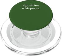 Algorithm Whisperer Influencer Social Media Creator Graphic PopSockets PopGrip for MagSafe