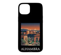 Alhambra Granada Spain Moorish Palace Sunset Graphic Case for iPhone 15 Plus