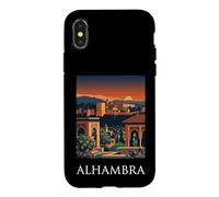 Alhambra Granada Spain Moorish Palace Sunset Graphic Case for iPhone X/XS