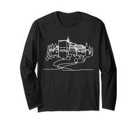Alhambra Line Art History Buff Long Sleeve T-Shirt