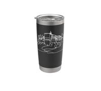 Alhambra Line Art History Buff Stainless Steel Insulated Tumbler