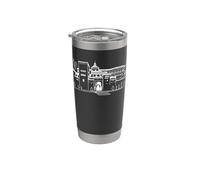 Alhambra Line Art Spain Stainless Steel Insulated Tumbler
