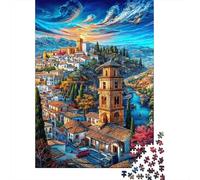 Alhambra Palace 1000 Piece Jigsaw Puzzle for Family - Fun Challenge for Adults & Kids, A Great Gift And Interactive Home Decor Project 38x26cm/1000pcs