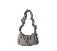 AlHECE School bags Harajuku Style College Crossbody Bag Solid Color Drawstring Large Capacity Shoulder Bag New Handbag-B