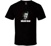 ALhLL The Walken Dead T-Shirt Christopher Walken Zombie Bitter - Funny Black 3XL