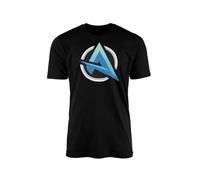 Ali-A Black T-Shirt Top Tee - Gaming Internet Online Video Gamer Streamer Merch for Fans - Vlogger, YouTube Gameplay Logo - Cool Gamers Gifts Presents (Medium, Black)