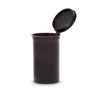 Ali Bongo - Bulk Case - 225 19 Dram Opaque Black Pop Top Container Vials - FDA Approved Medical Grade Plastic