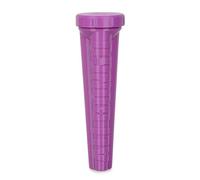 ALI BONGO Purple 3D Printed Bioplastic Triple Cone Case -Joint Holder With Screw Top Lid