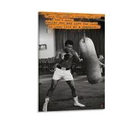 Ali Don't Give Up Boxing Inspirational Sports Poster Poster Decorative Painting Canvas Wall Posters And Art Picture Print Modern Family Bedroom Decor Posters 24x36inch(60x90cm)