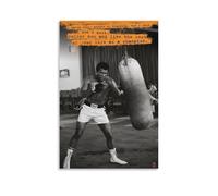 Ali Don't Give Up Boxing Inspirational Sports Poster Poster Decorative Painting Canvas Wall Posters And Art Picture Print Modern Family Bedroom Decor Posters 24x36inch(60x90cm)