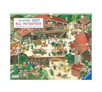 Ali Mitgutsch 2027: Wandkalender 52x42,5 cm mit 12 Illustrationen und deutschem Kalendarium