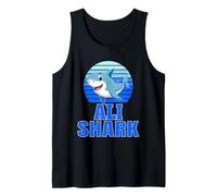 Ali Shark Family Reunion Squad First Last Name Tank Top