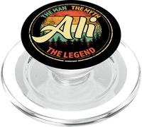 Ali The Man The Myth The Legend Men Personalized Name PopSockets PopGrip for MagSafe
