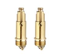 ALI2 2 x Basin Sink Clicker Pop Up Bolt Brass Drain Stopper for Most Sink Tub Basin Drain Stopper