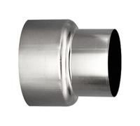 ALI2 Stove Pipe Reducer, Stove Pipe Reduction Duct Connection 80 mm to 60 mm, Stainless Steel Chimney Pipe Reduction (80 mm to 60 mm)