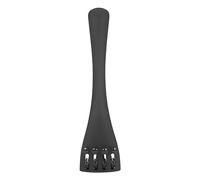 Aliaga 1 Piece Cello Tailpiece with 4 Fine Adjustments Carbon Fiber Tailpiece Black Metal Durable and Strong
