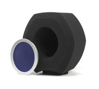 Aliaga F3 Professional Studio Mic Screen Acoustic Filter Desktop Noise Reduction Microphone Foam Windscreen Blue Net Durable