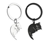 Aliangting Romantic Gift for Valentine‘s Day: Matching Love Keychain Set - Gift for Women Men, Valentine's Gifts for Him Her, Boyfriend Girlfriend, Husband Wife - Couple Keyrings