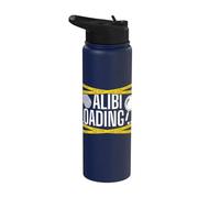 Alibi Loading ... Murder Mystery Dinner Stainless Steel Insulated Water Bottle