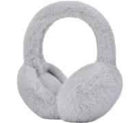 ALIBRAHIM Ear Muffs for Men & Women - Winter Ear Warmers - Classic Fleece Unisex Winter Warm Earmuffs - Windproof Plush Earmuffs Foldable For Boy/Girl - Grey