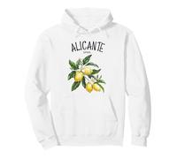 Alicante Lemon Art Spanish Fruit Lover Spain Vintage España Pullover Hoodie