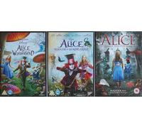 ALICE 1-3 COMPLETE COLLECTION / 1. ALICE IN WONDERLAND / 2. ALICE THROUGH THE LOOKING GLASS / 3. ALICE THE DARKER SIDE OF THE MIRROR = ULTIMATE 3x DVD UK SET