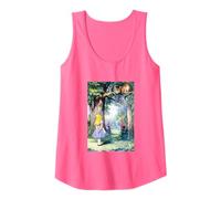 Alice 1915 Cheshire Cat Tree - Vintage Silent Film Art Tank Top