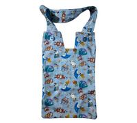 Alice and Friends. Catheter Night Bag Holder with a Handle.100% Cotton. Patchwork Quality.