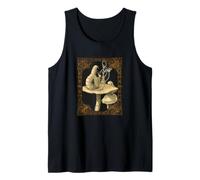 Alice and The Caterpillar Alice in Wonderland Tshirts Tank Top