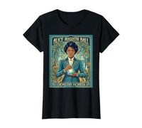 Alice Augusta Ball - American Chemist USA Black History Value Graphic T-Shirt, Women, Black, M