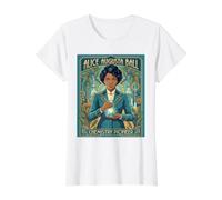 Alice Augusta Ball - American Chemist USA Black History Value Graphic T-Shirt, Women, White, M