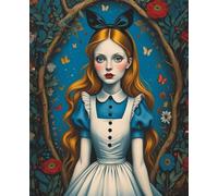 Alice Beneath the Branches - A Curious Gothic Journal: A haunting twist on a classic-perfect for dreamers, wanderers, and lovers of the strange and beautiful