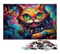 Alice Cat 1000 Piece Jigsaw Puzzle cardboard Puzzles Brain Challenge, for Teenagers & Home Decor 26X38CM/10.23x14.96inch