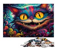 Alice Cat 1000 Piece Jigsaw Puzzle Puzzles for Adults Home Activity for Holidays, Birthdays, And Family Game Nights 26X38CM/10.23x14.96inch