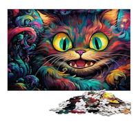 Alice Cat 1000Pc Adults Jigsaw Puzzle Puzzles for Adults Challenging DIY Brain Teaser, Perfect Family Game Or Decorative Gift 26X38CM/10.23x14.96inch