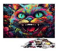 Alice Cat Jigsaw 1000 Piece Jigsaw Puzzle for Adults Educational Game Challenge Toy Secret Santa Gifts 1000pcs(38x26cm)