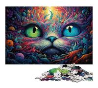 Alice Cat Jigsaw Puzzles 1000 Pieces for Adults cardboard Jigsaw Puzzles for Home Decor & Holiday Fun 26X38CM/10.23x14.96inch