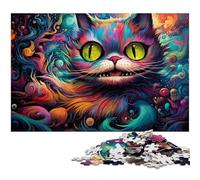 Alice Cat Jigsaw Puzzles for Adults 1000 Piece Puzzles for Adults Perfect Home Or Office Decor, Ideal 26X38CM/10.23x14.96inch