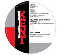 You Hit Me (Right Where It Hurts) / I Couldn't Build A World (With You On The Outside) - Alice Clark / The Devonnes 7" 45