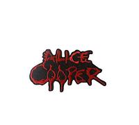Alice Cooper 12 Cm Patch Badge Embroidered Iron on Applique Souvenir Accessory