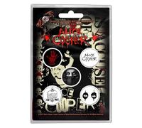 Alice Cooper Button Badge Pack Eyes