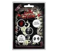 Alice Cooper Button Badge Pack Eyes
